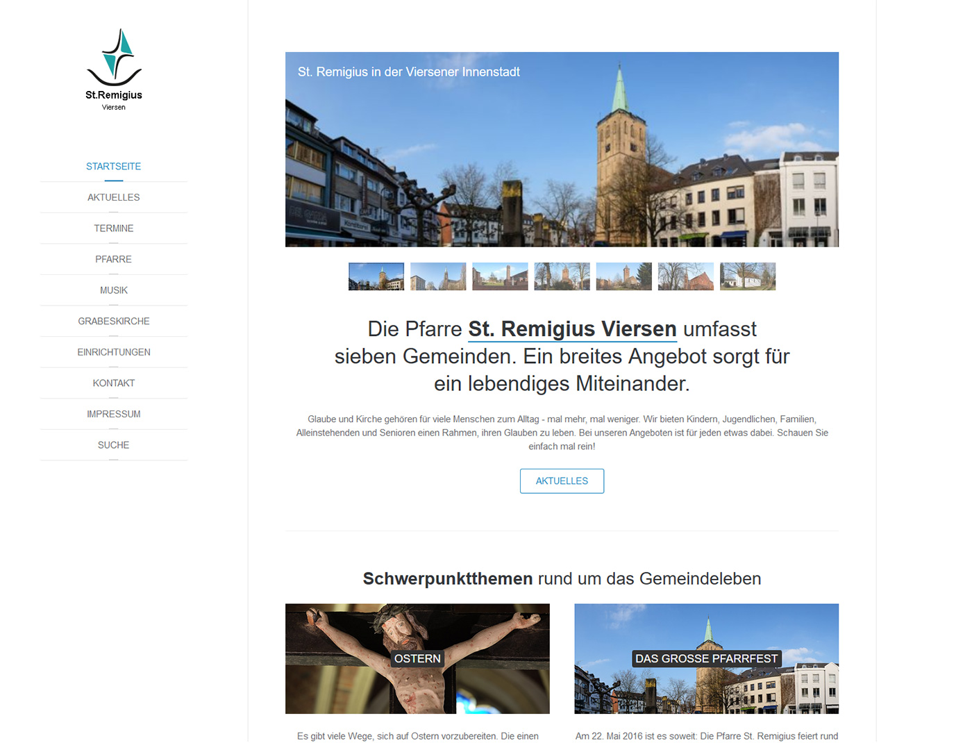 Homepage St. Remigius Viersen